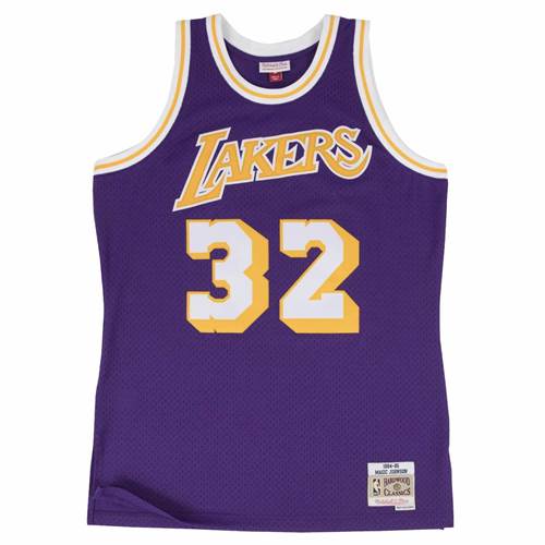Mitchell & Ness Nba Los Angeles Lakers Swingman Jersey Magic Johnson Violett