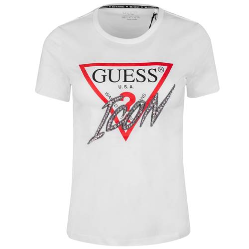 Guess CN Icon Tee Weiß