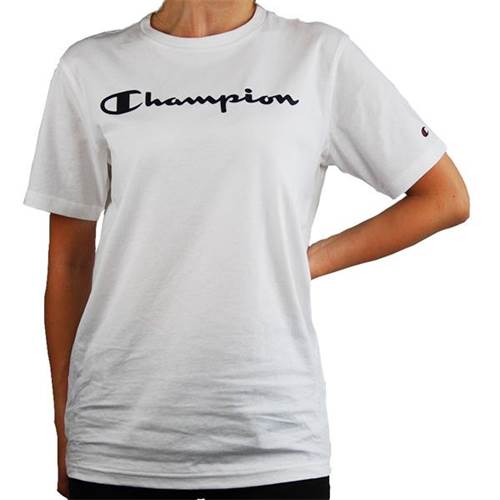 Champion Crewneck Tshirt Weiß