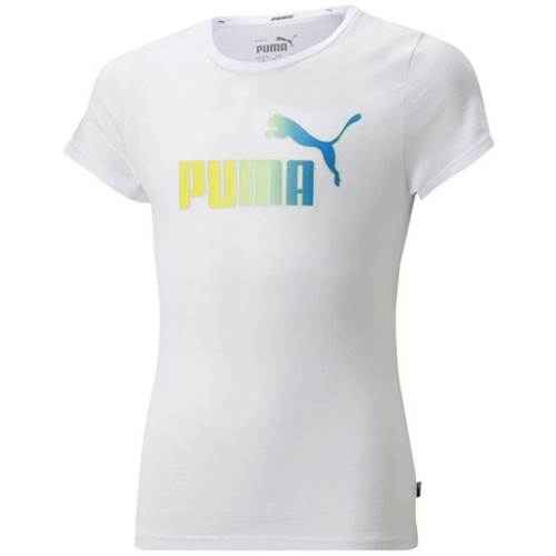 T-shirt Puma Ess Bleach Logo Tee JR