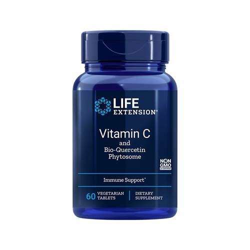 Nahrungsergänzungsmittel Life Extension Vitamin C And Bioquercetin Phytosome 60 Tabl
