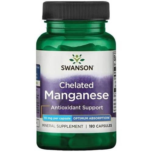 Nahrungsergänzungsmittel Swanson Chelated Manganese 10 MG
