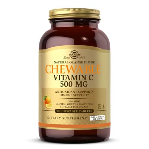Nahrungsergänzungsmittel Solgar Chewable Vitamin C 500 MG