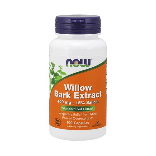 Nahrungsergänzungsmittel NOW Foods Willow Bark Extract