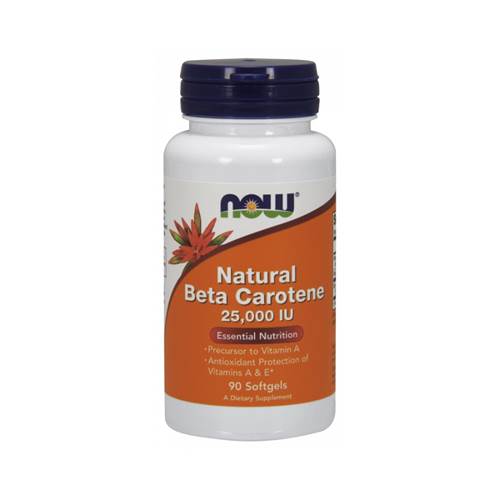 Nahrungsergänzungsmittel NOW Foods Natural Beta Carotene 25000 IU