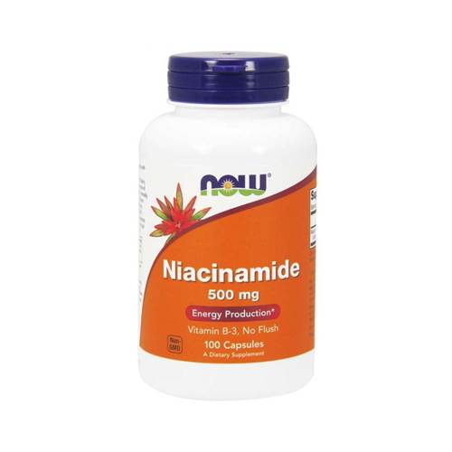 Nahrungsergänzungsmittel NOW Foods B3 Niacinamide 500 MG