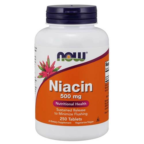 Nahrungsergänzungsmittel NOW Foods Niacin 500 MG