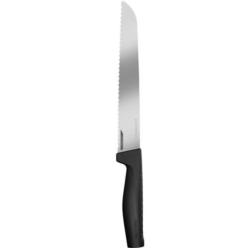 Küchenmesser Fiskars Hard Edge 21 CM Czarny Nóż DO Chleba ZE Stali Nierdzewnej