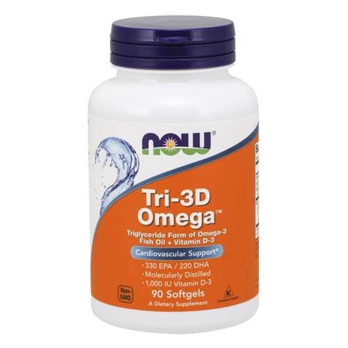 Nahrungsergänzungsmittel NOW Foods Tri-3d Omega