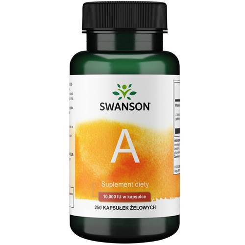 Swanson Vitamin A 10.000 Iu Orangefarbig,Weiß