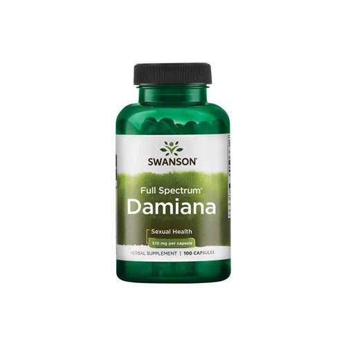 Nahrungsergänzungsmittel Swanson Full Spectrum Damiana 510 Mg