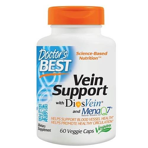 Doctor's Best Vein Support + Diosvein I Menaq7 Weiß