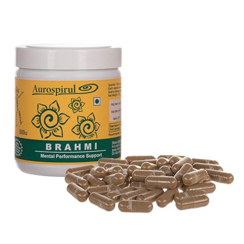 Nahrungsergänzungsmittel Aurospirul Brahmi