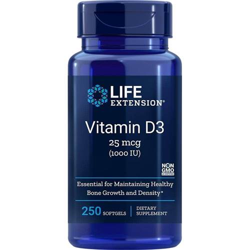 Nahrungsergänzungsmittel Life Extension Vitamin D3 1000 Iu Eu