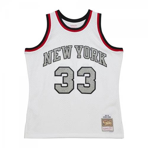 Tshirts Mitchell & Ness Nba Cracked Cement Swingman Jersey Knicks 1991 Patrick Ewing