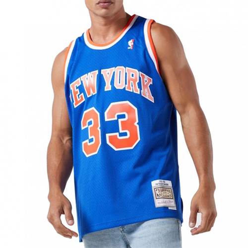 Mitchell & Ness Nba Swingman New York Knicks Patric Ewing Rot,Blau