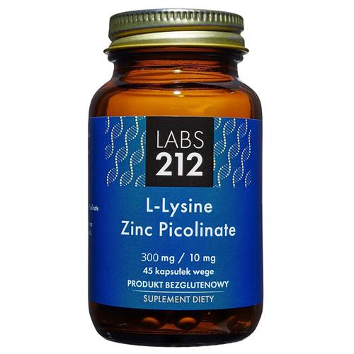 Nahrungsergänzungsmittel Labs212 L-Lysine Zinc Picolinate