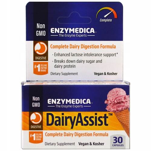 Nahrungsergänzungsmittel Enzymedica Dairyassist