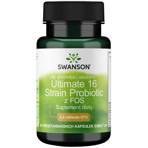 Nahrungsergänzungsmittel Swanson Ultimate 16 Strain Probiotic with Fos